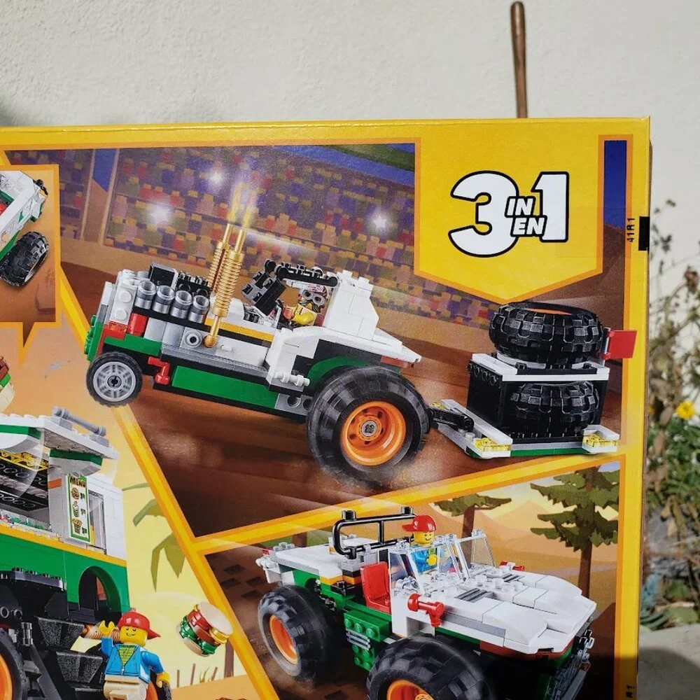 RETIRED LEGO Creator 3in1 Monster Burger Truck 31104 Food Vehicle SEALED NEW 499